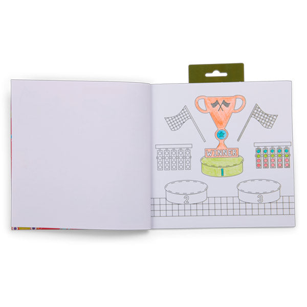 Libro Para Colorear Con Fragancia Y Stickers Cars