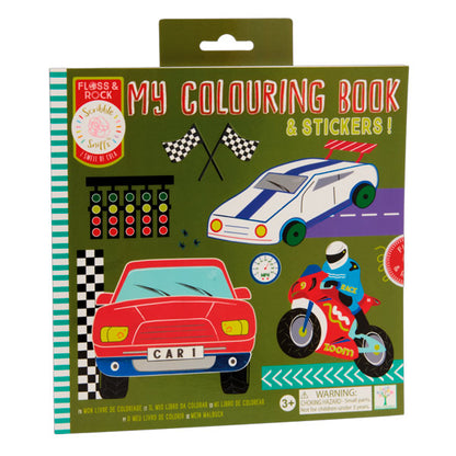 Libro Para Colorear Con Fragancia Y Stickers Cars