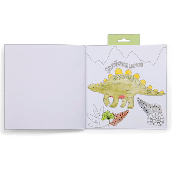 Libro Para Colorear Con Fragancia Y Stickers Dinos
