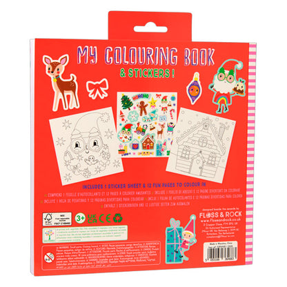 Libro Para Colorear Con Fragancia Y Stickers Navidad