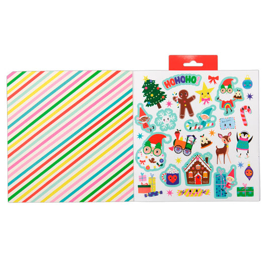 Libro Para Colorear Con Fragancia Y Stickers Navidad