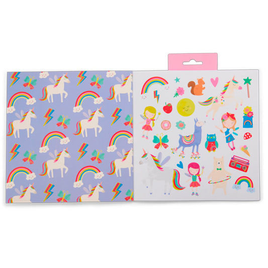 Libro Para Colorear Con Fragancia Y Stickers Rainbow Fairy