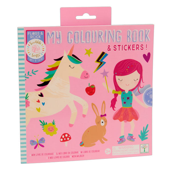 Libro Para Colorear Con Fragancia Y Stickers Rainbow Fairy