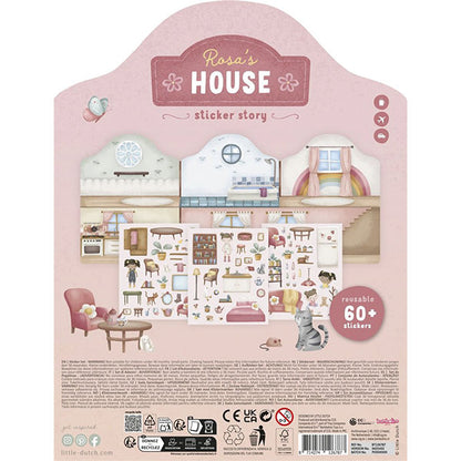 Libro Pegatinas Crea Tu Historia House Little Dutch