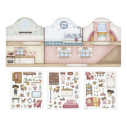 Libro Pegatinas Crea Tu Historia House Little Dutch