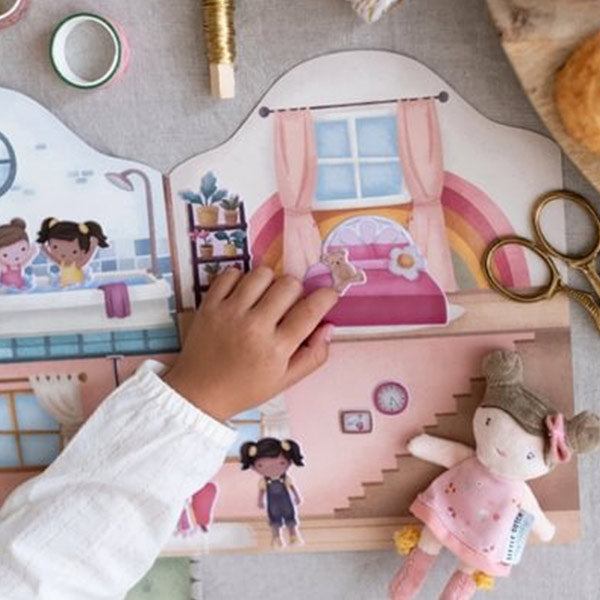 Libro Pegatinas Crea Tu Historia House Little Dutch