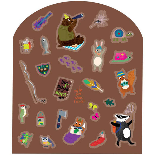 Libro Pegatinas Reutilizables Adventure Stick and Play Floss and Rock