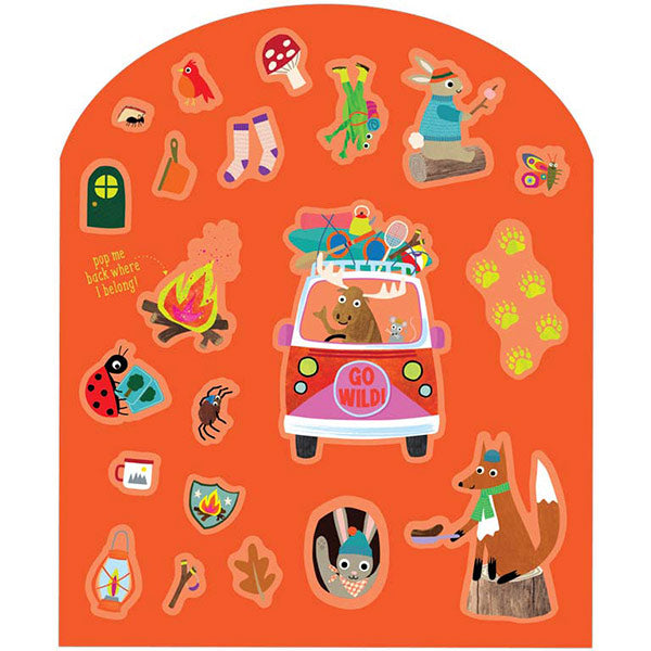 Libro Pegatinas Reutilizables Adventure Stick and Play Floss and Rock