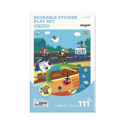 Libro Pegatinas Reutilizables On The Go Jarmelo