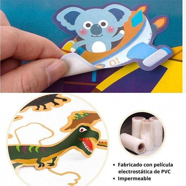Libro Pegatinas Reutilizables On The Go Jarmelo