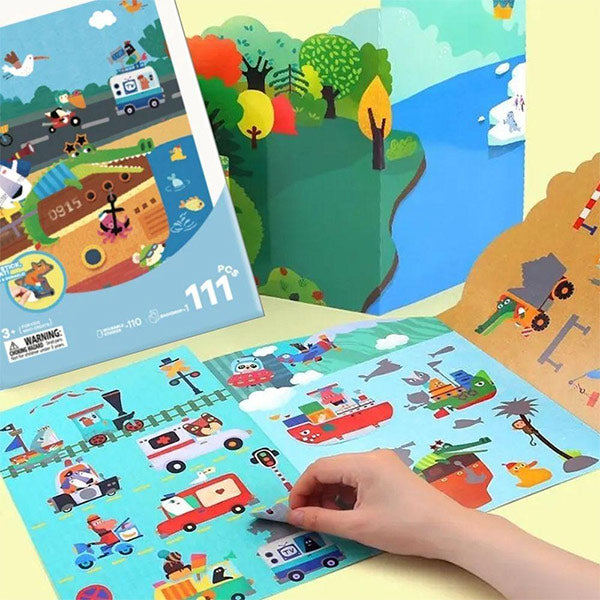 Libro Pegatinas Reutilizables On The Go Jarmelo