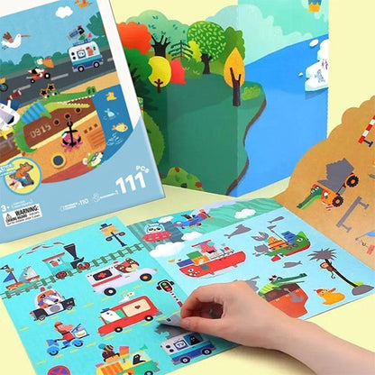 Libro Pegatinas Reutilizables On The Go Jarmelo