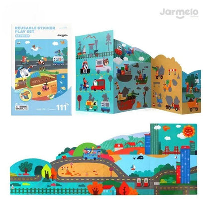Libro Pegatinas Reutilizables On The Go Jarmelo