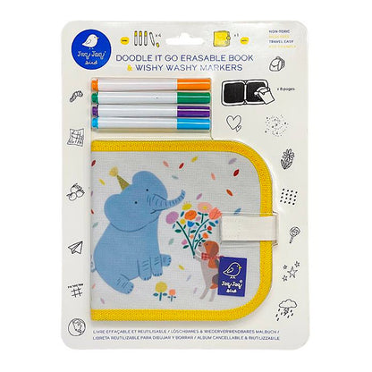 Libro Pizarra Flexible Borrable Mini Elefante Jaq Jaq Bird