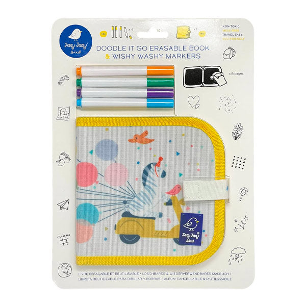 Libro Pizarra Flexible Borrable Mini Zebra Jaq Jaq Bird