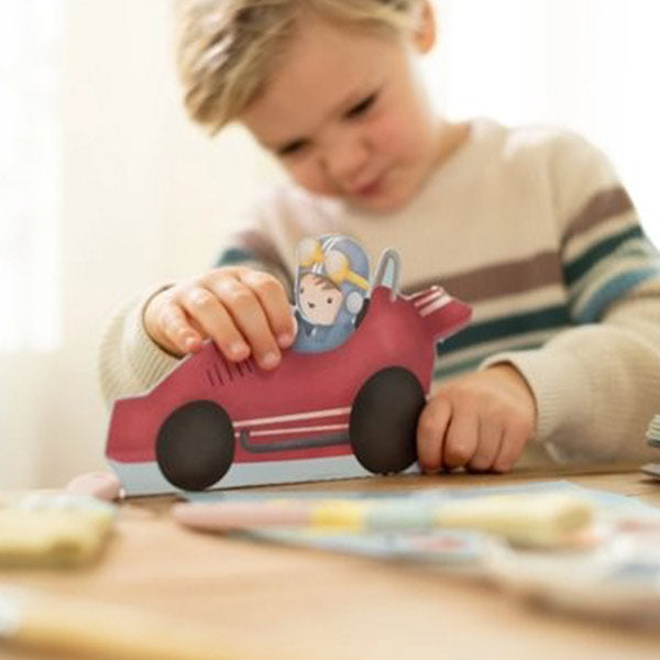 Libro Recorta Y Pinta Vehículos Little Dutch