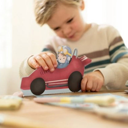 Libro Recorta Y Pinta Vehículos Little Dutch