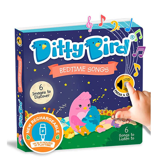 Libro Sonidos Recargable Ditty Bird Bedtime Songs