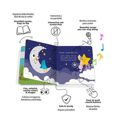 Libro Sonidos Recargable Ditty Bird Bedtime Songs