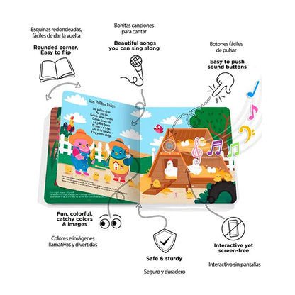 Libro Sonidos Recargable Ditty Bird Canciones Animales