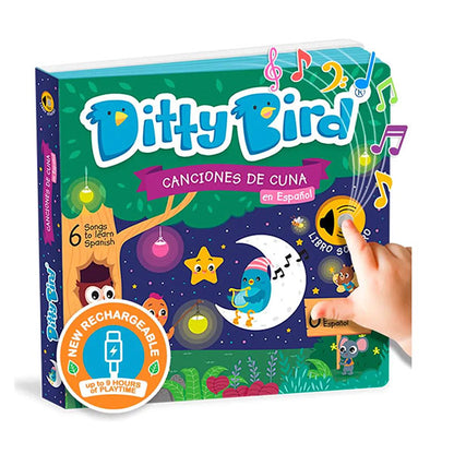 Libro Sonidos Recargable Ditty Bird Canciones Cuna
