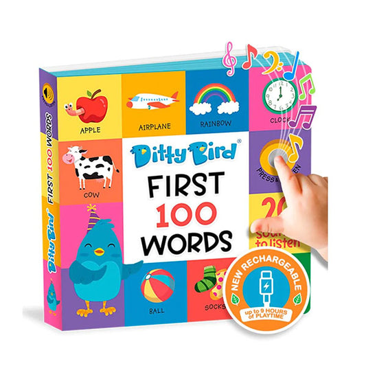Libro Sonidos Recargable Ditty Bird First 100 Words