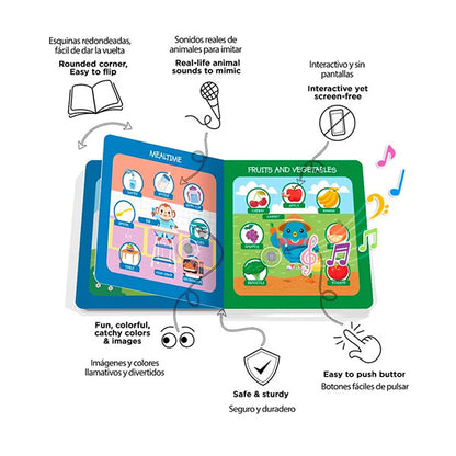 Libro Sonidos Recargable Ditty Bird First 100 Words
