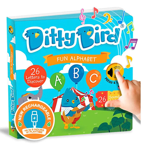 Libro Sonidos Recargable Ditty Bird Fun Alphabet