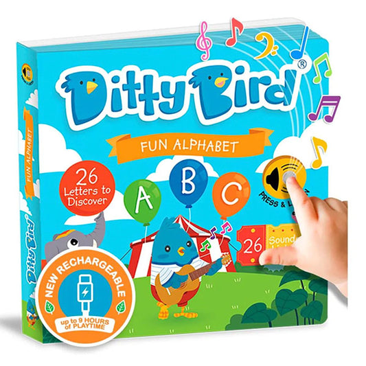 Libro Sonidos Recargable Ditty Bird Fun Alphabet