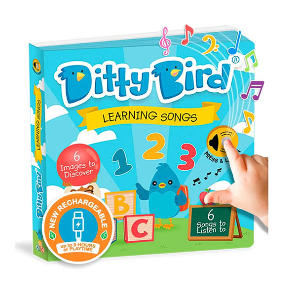 Libro Sonidos Recargable Ditty Bird Learning Songs