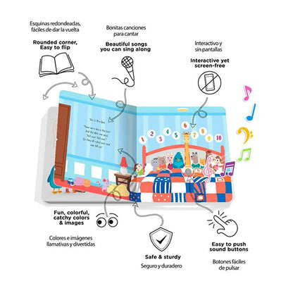 Libro Sonidos Recargable Ditty Bird Learning Songs