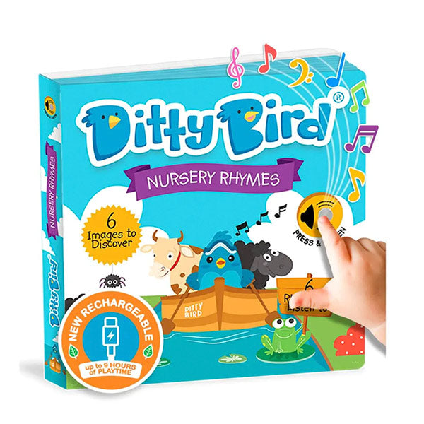Libro Sonidos Recargable Ditty Bird Nursery Rhymes