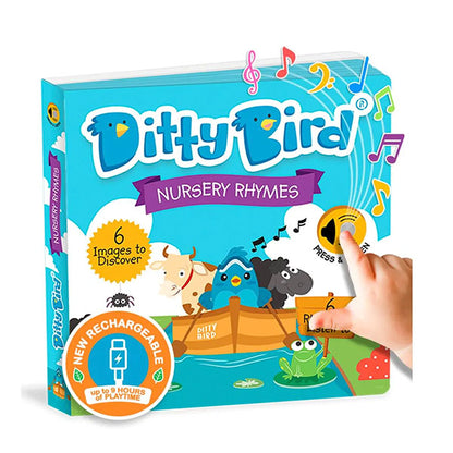 Libro Sonidos Recargable Ditty Bird Nursery Rhymes