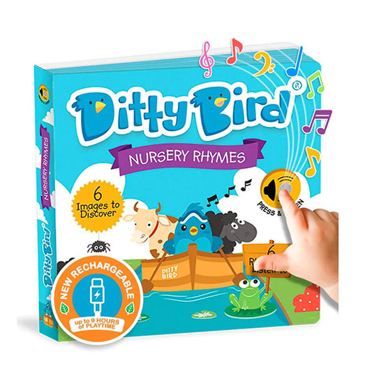 Libro Sonidos Recargable Ditty Bird Nursery Rhymes