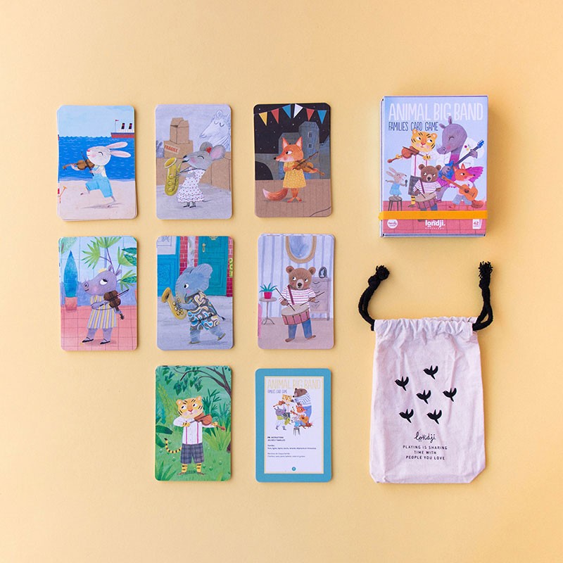 Card Game Animals Big Band Londji