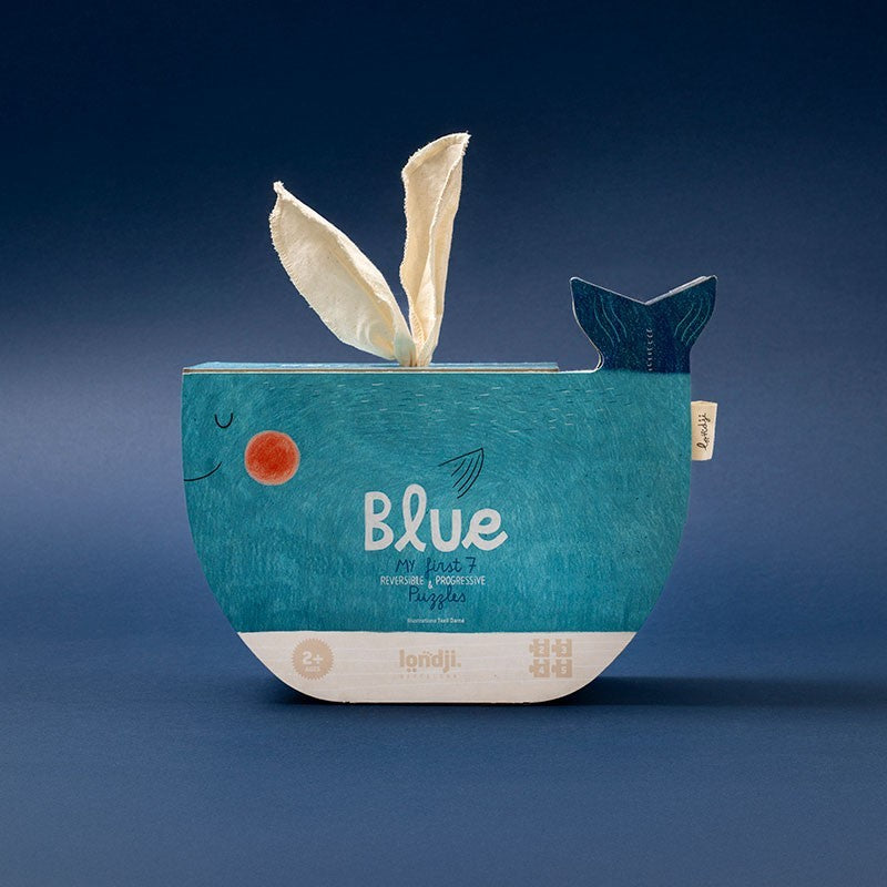 Puzzle Ballena Blue Londji Reversible y Evolutivo