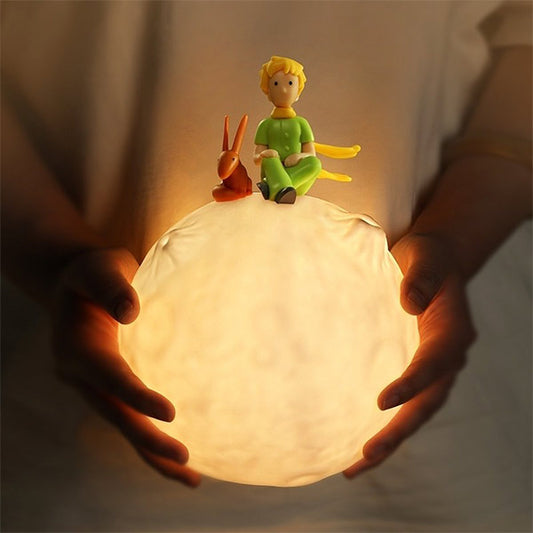 Luz de Noche Principito y Zorro