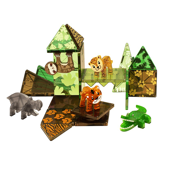 MagnaTiles Animales Jungla 25 Piezas