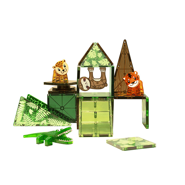 MagnaTiles Animales Jungla 25 Piezas
