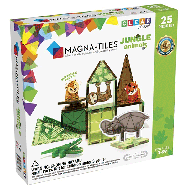 MagnaTiles Animales Jungla 25 Piezas