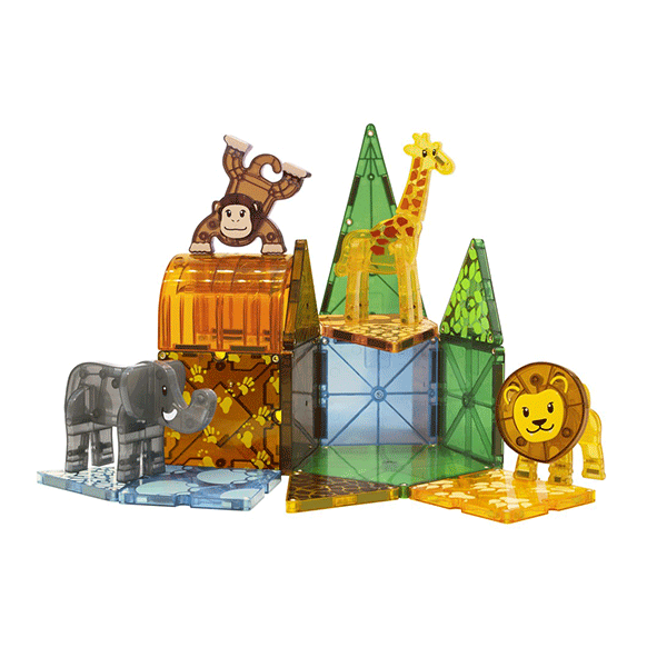 MagnaTiles Animales Safari 25 Piezas