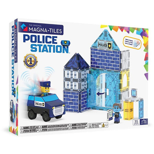 MagnaTiles Comisaría Policía 35 Piezas