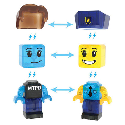 MagnaTiles Comisaría Policía 35 Piezas