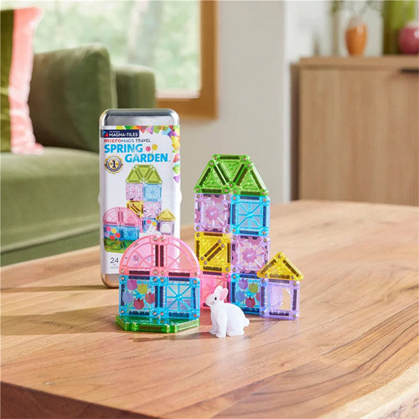 MagnaTiles Juego Imanes De Viaje Spring Micro MAGS