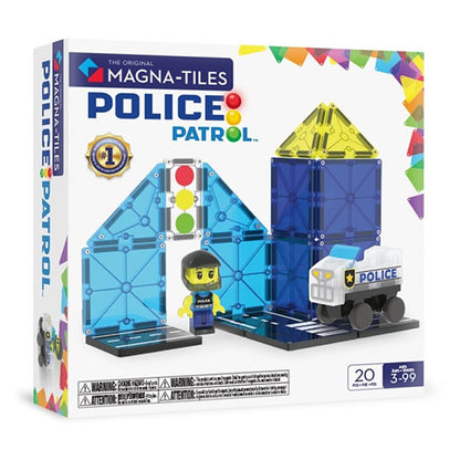 MagnaTiles Patrulla Policía 20 Piezas