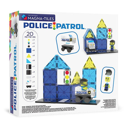 MagnaTiles Patrulla Policía 20 Piezas