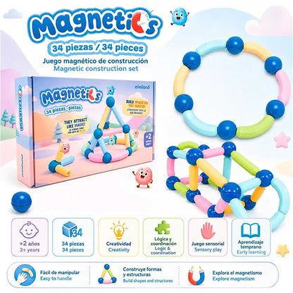 Magnetics 34 Piezas Miniland