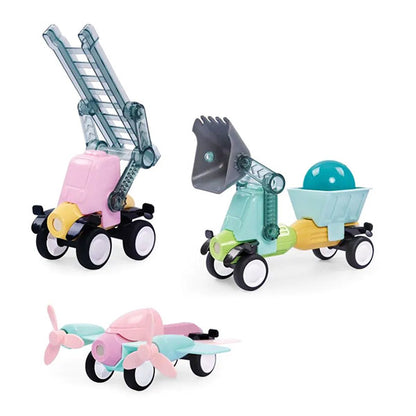 Magnetics Vehículos 25 Piezas Miniland
