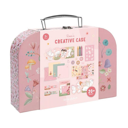 Maleta Creatividad Rosa Fairy Garden Little Dutch