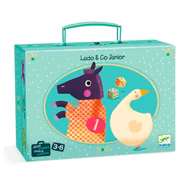 Maletín Juego de la Oca y Caballos Para Pequeños Djeco